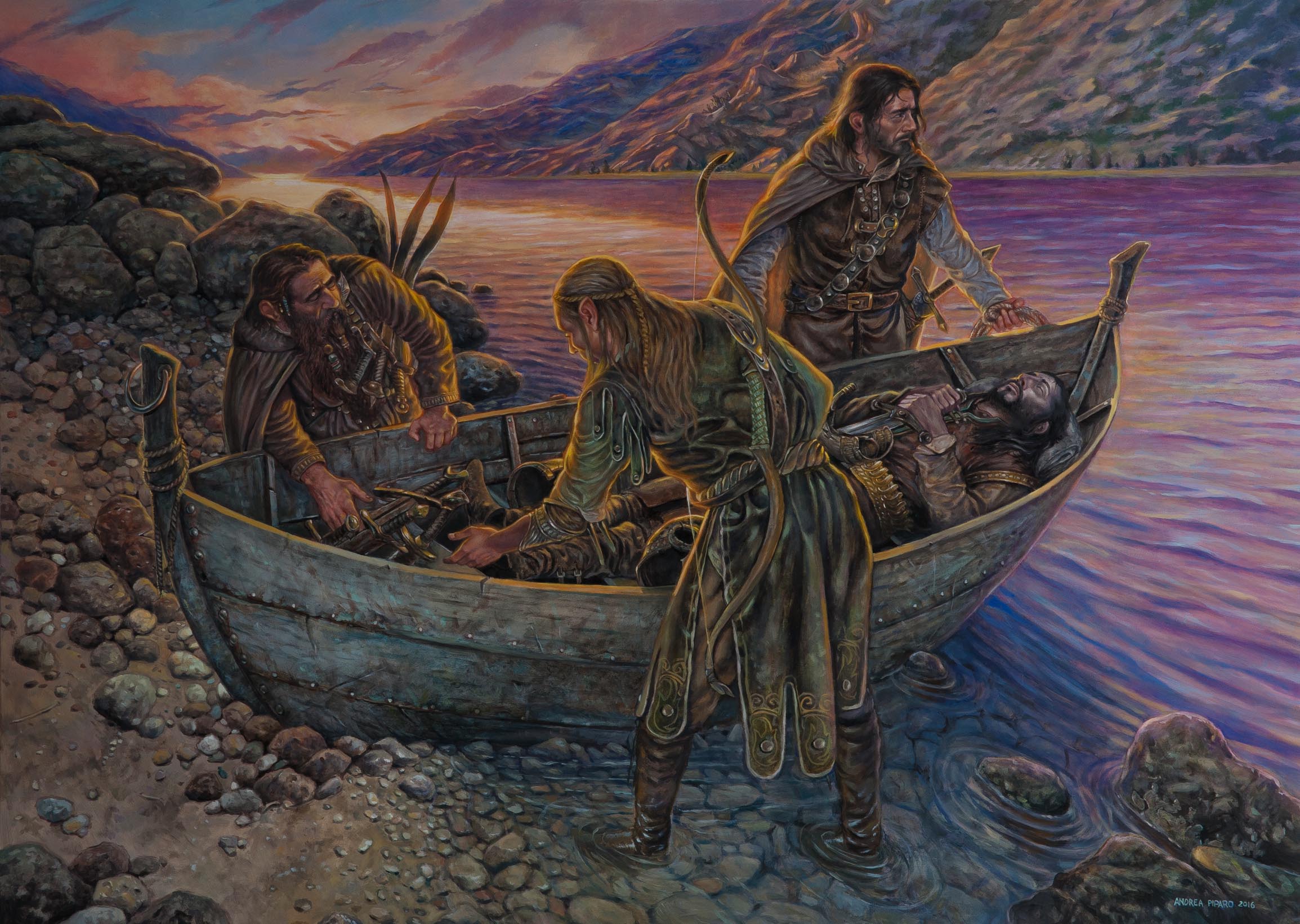 L'addio di Boromir - Il Signore degli Anelli - di Andrea Piparo