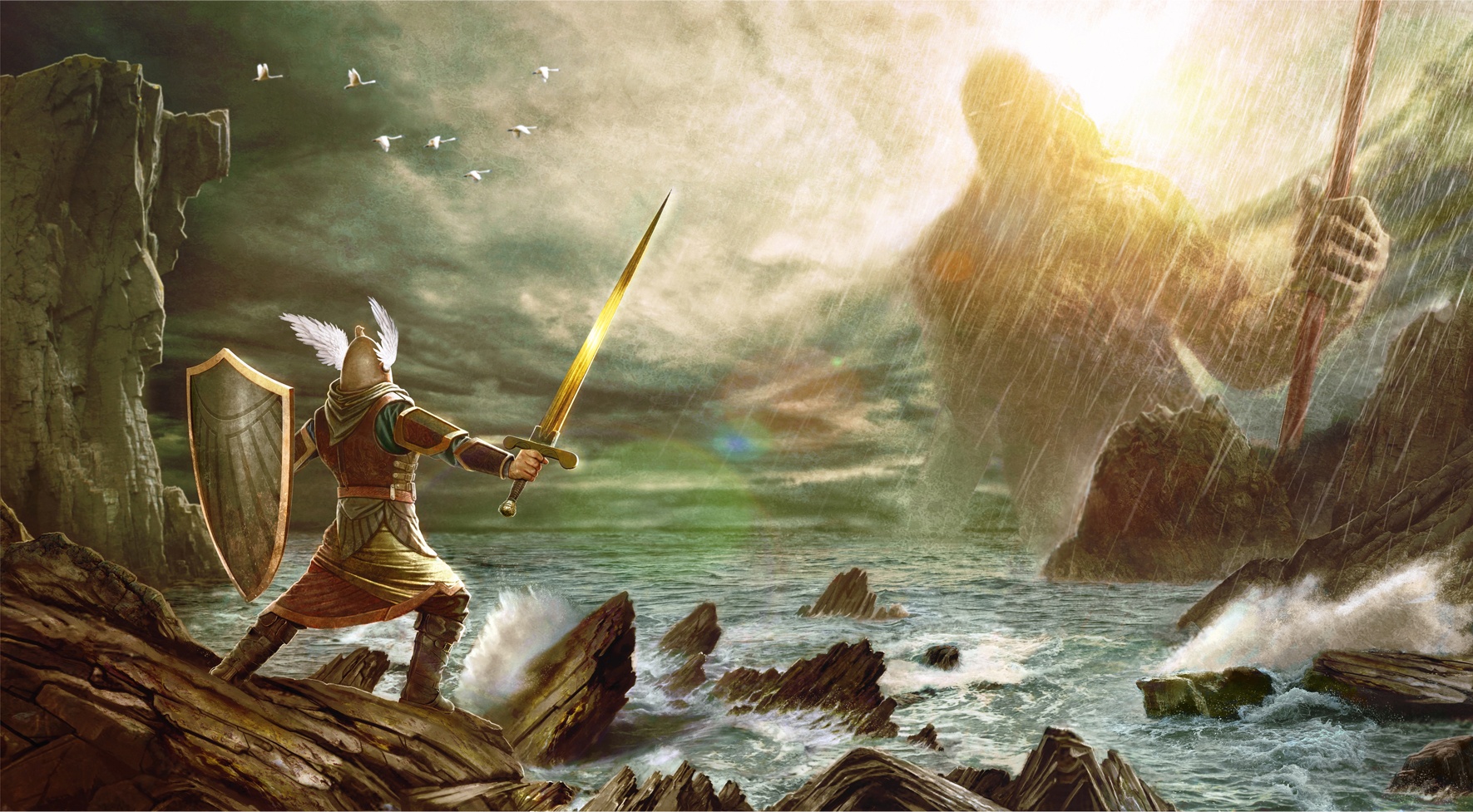 Ulmo appears before Tuor